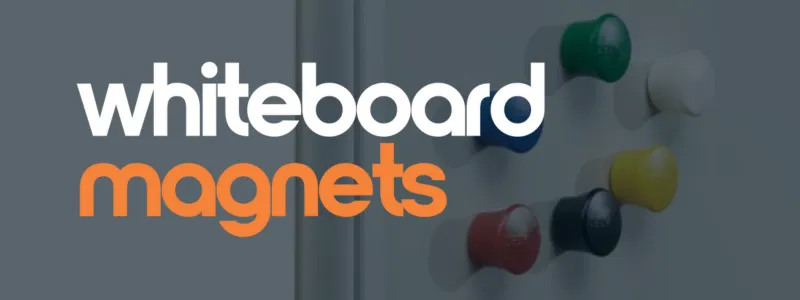 Secure papers and reminders easily with reliable whiteboard magnets.